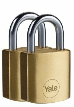 YALE Y110B/25/113/1 25 mm Pirinç Asma Kilit Blister ürün görseli 1