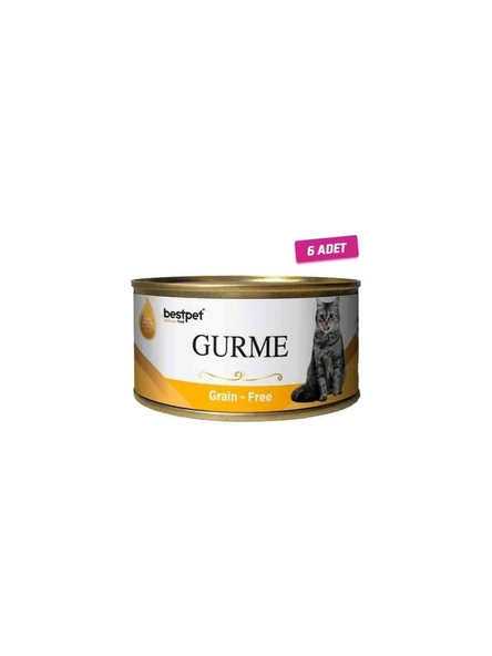 Bestpet Gurme Jöleli Tavuklu Yetişkin Kedi Konservesi 100 gr 6 Adet ürün görseli 1