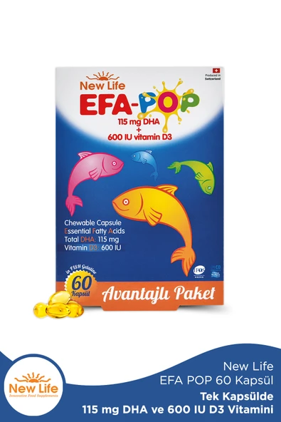 NEW LIFE EFA POP 60 KAPSUL ürün görseli 1