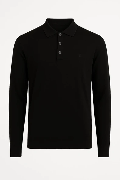 Simenti Regular Polo Yaka Düğmeli Erkek Triko - 7422 - Resim 7