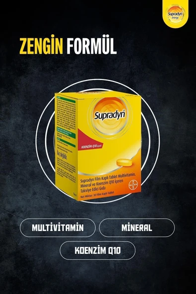 SUPRADYN COENZYME Q10 30 TABLET - Resim 3