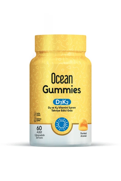 OCEAN GUMMIES D3K2 CIGNEME 60 JEL FORM ürün görseli 1