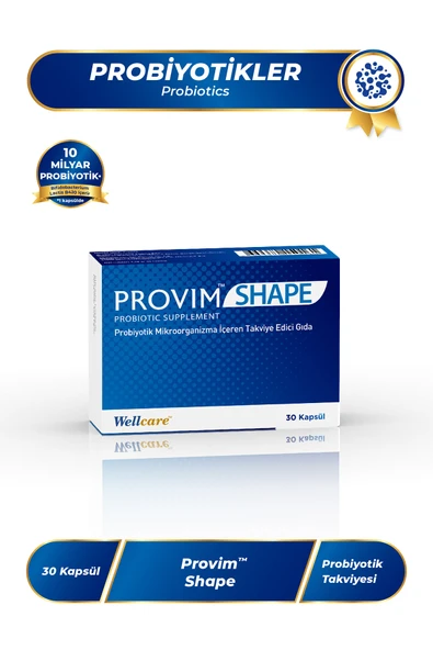 WELLCARE PROVIM SHAPE 30 KAPSUL ürün görseli 1