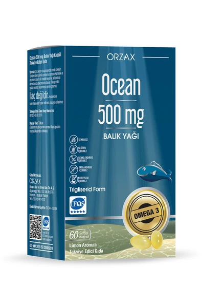 OCEAN 500 MG 60 KAPSUL ürün görseli 1