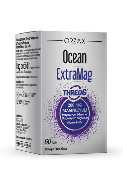 OCEAN EXTRAMAG THREOG 200 MG 60 TB. ürün görseli 1