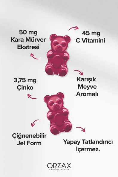 OCEAN GUMMİES SAMBUCUS 60 ADET - Resim 3
