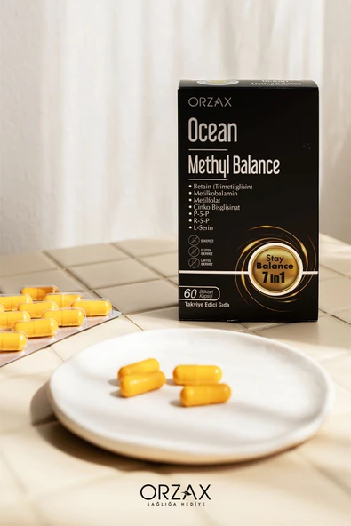 OCEAN METHYL BALANCE 60 CAPS BITKISEL CAP. - Resim 5