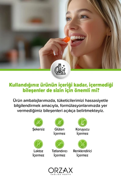 OCEAN GUMMIES D3K2 CIGNEME 60 JEL FORM - Resim 6