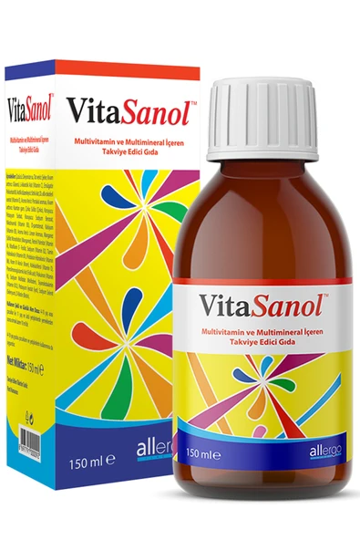 ALLERGO VITASANOL SURUP 150 ML ürün görseli 1