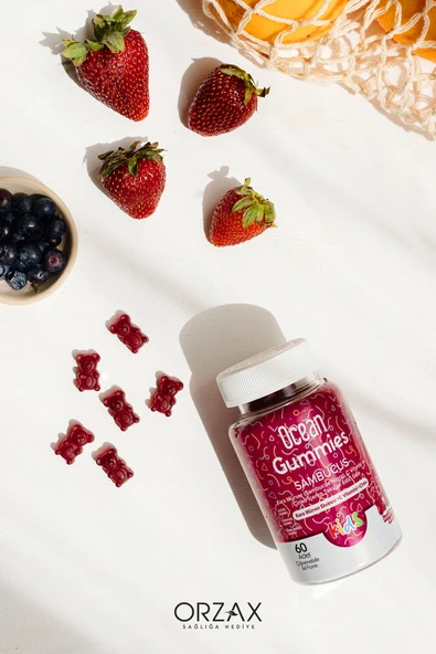 OCEAN GUMMİES SAMBUCUS 60 ADET - Resim 5