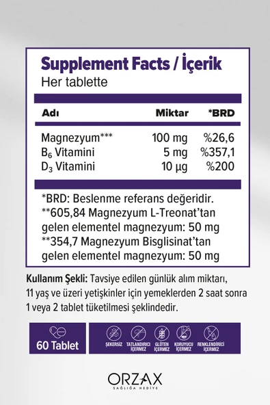 OCEAN EXTRAMAG THREOG 200 MG 60 TB. - Resim 2