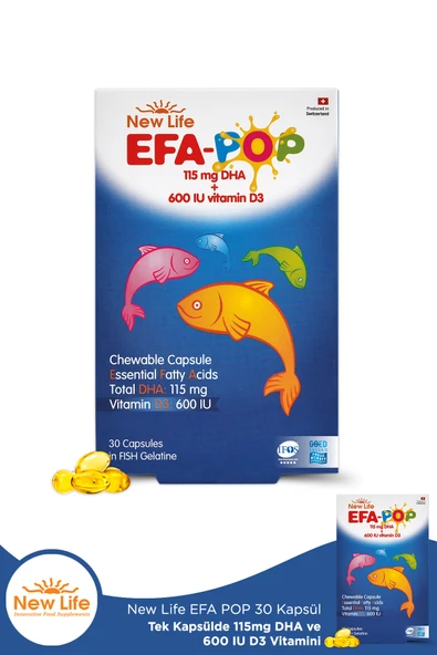 NEW LIFE EFA POP 30 KAPSUL ürün görseli 1