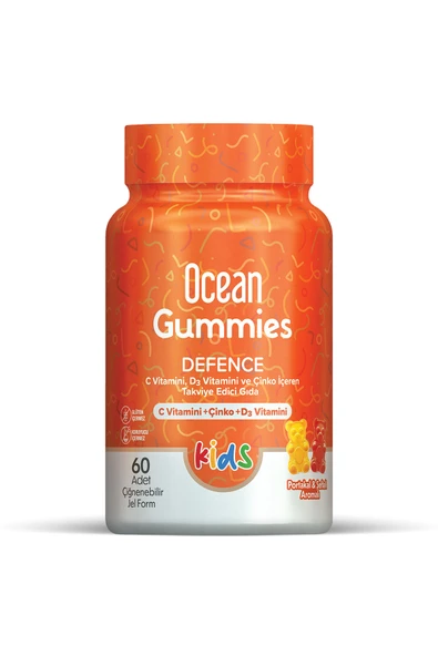 OCEAN GUMMIES DEFENCE KIDS 60 CIGNEME ürün görseli 1