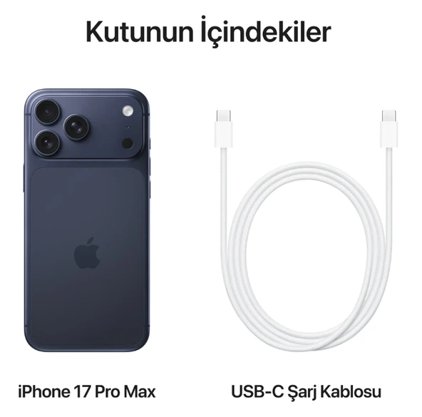 PTTAVM: Apple iPhone 17 Pro Max 256 GB Abis (İthalatçı Garantili)