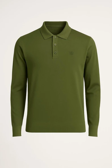 Simenti Regular Polo Yaka Düğmeli Erkek Triko - 7422 - Resim 3