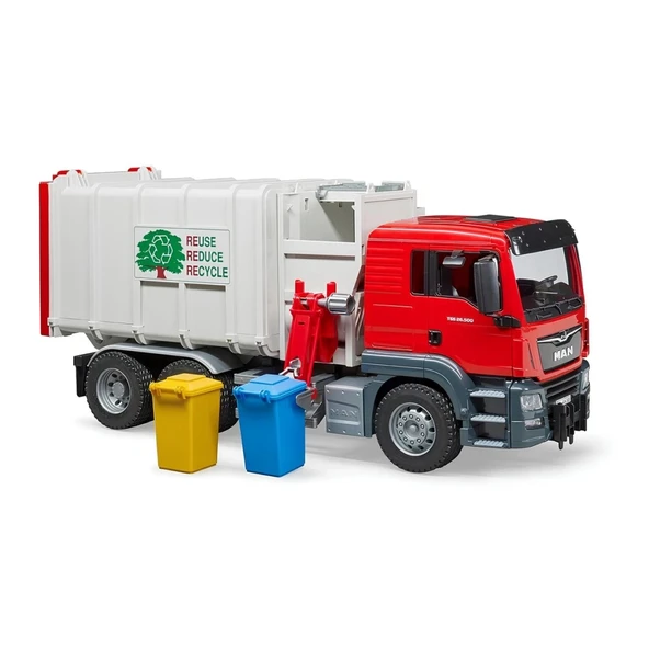Bruder Man Tgs Yandan Aktarmalı Çöp Kamyonu BR03761 ürün görseli 1