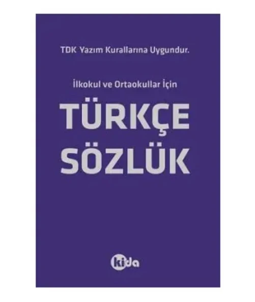 Kida Türkçe Sözlük Plastik Kapak ürün görseli 1