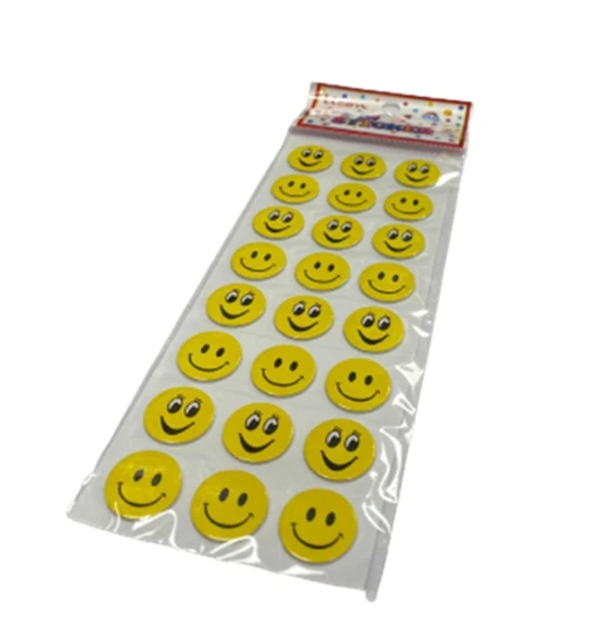 Ticon Gülen Yüz Sticker - 3 adet ürün görseli 1
