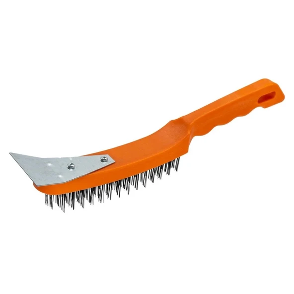 Hand Sfd Ispatulalı Çelik Tel Fırça Metal Kazımalı 270mm ürün görseli 1