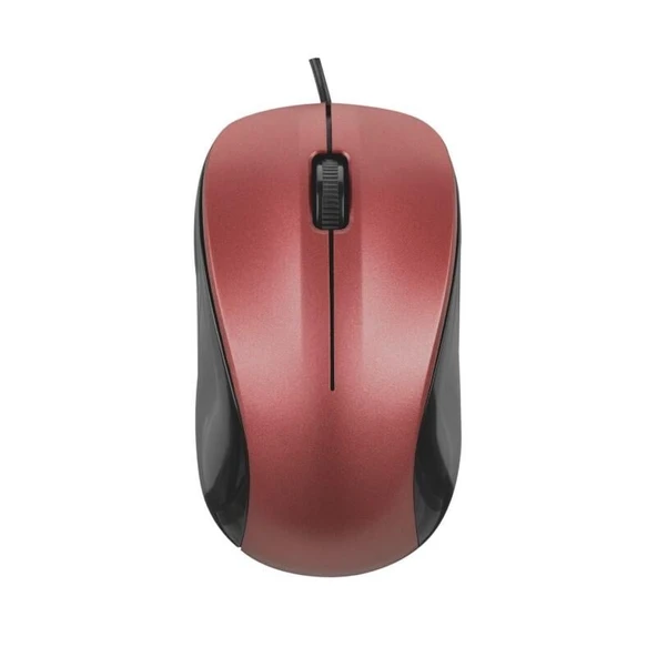 Everest SM-215 Kablolu USB Mouse Kırmızı ürün görseli 1