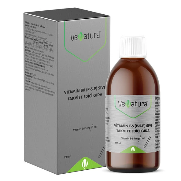 VeNatura Vitamin B6 ( P-5-O) Sıvı Takviye Edici Gıda 150 ml ürün görseli 1