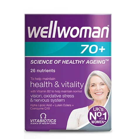 Vitabiotics Wellwoman 70+ Takviye Edici Gıda 30 Tablet ürün görseli 1