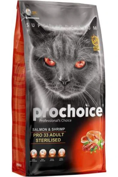 Pro Choice Pro33 Kisir Somonlu Kedi Mamasi 15 Kg ürün görseli 1