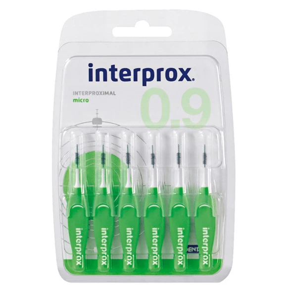 Dentaid INTERPROX 4G Micro Blister 6'lı - Yeşil - N31192 ürün görseli 1