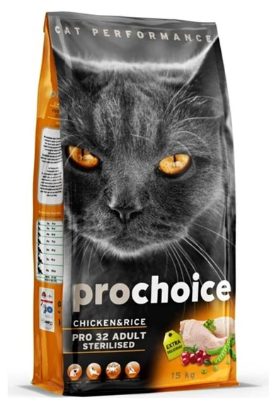 Prochoice PRO 32 Kisirlastirilmis Kedi Mamasi 15 Kg ürün görseli 1