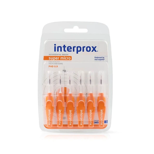 Dentaid INTERPROX 4G Supermicro Blister 6'lı - Turuncu - N31193 ürün görseli 1