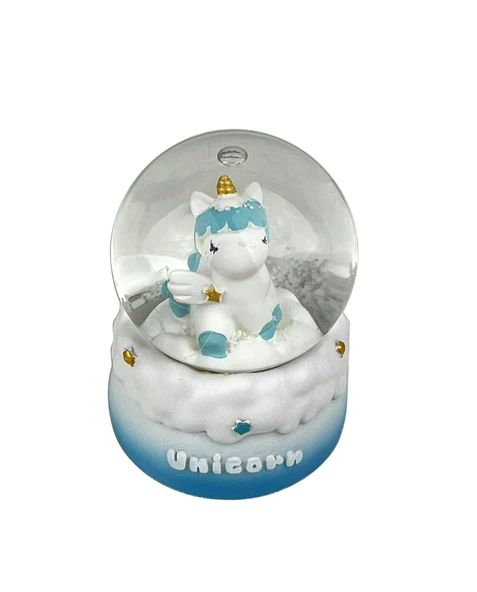 Prenses Unicorn Işıklı Kar Küresi - Resim 4