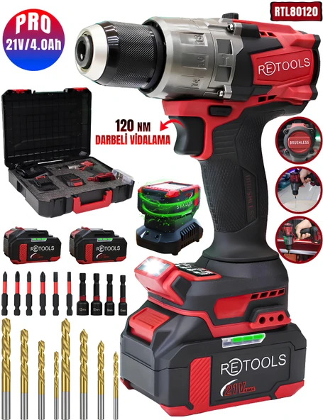 RETOOLS BORDO 120 NM VİDALAMA ürün görseli 1