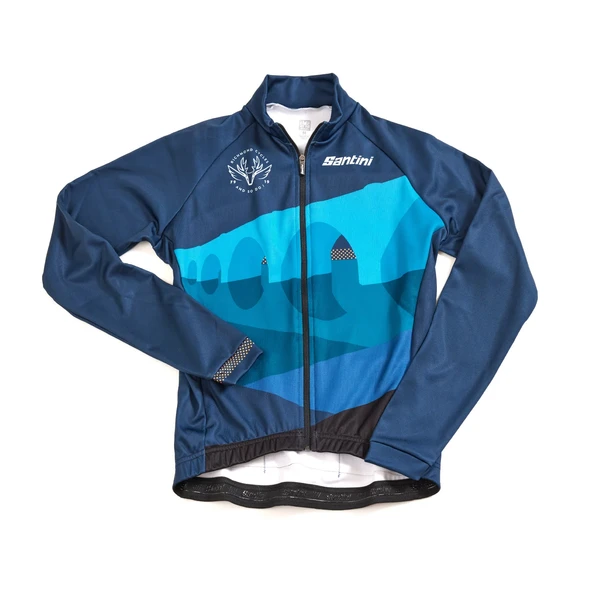 Santini Deep Winter Termal Erkek Kışlık Bisiklet Forması Richmond Cycles 9C216075DEEP ürün görseli 1