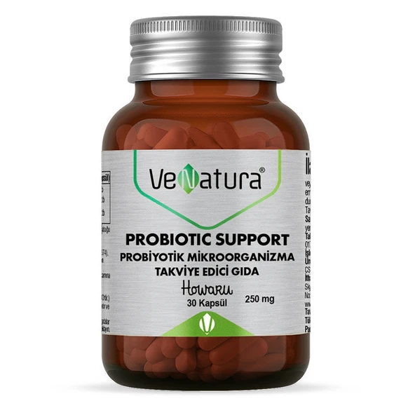 VeNatura Probiotic Support Probiyotik Mikroorganizma 30 Kapsül ürün görseli 1