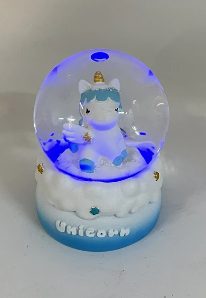 Prenses Unicorn Işıklı Kar Küresi - Resim 6