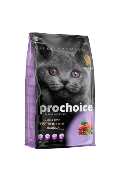 PROCHOICEProchoice Kuzu Etli Pirinçli Yavru Kedi Mamasi 15 Kg ürün görseli 1