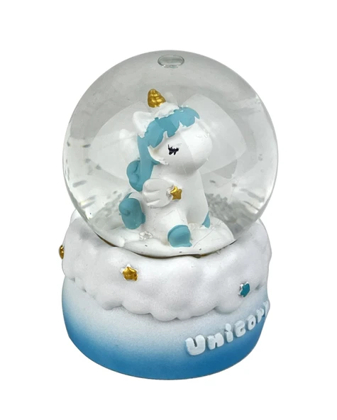Prenses Unicorn Işıklı Kar Küresi ürün görseli 1