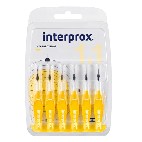 Dentaid INTERPROX 4G Mini Blister 6'lı - Sarı - N31191 ürün görseli 1