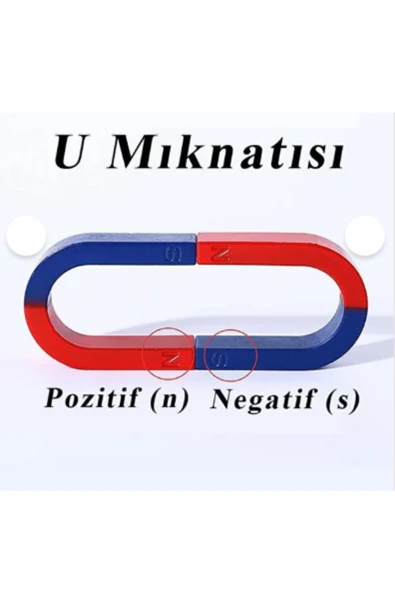 2 adet U mıknatıs nal tipi mıknatıs ürün görseli 1