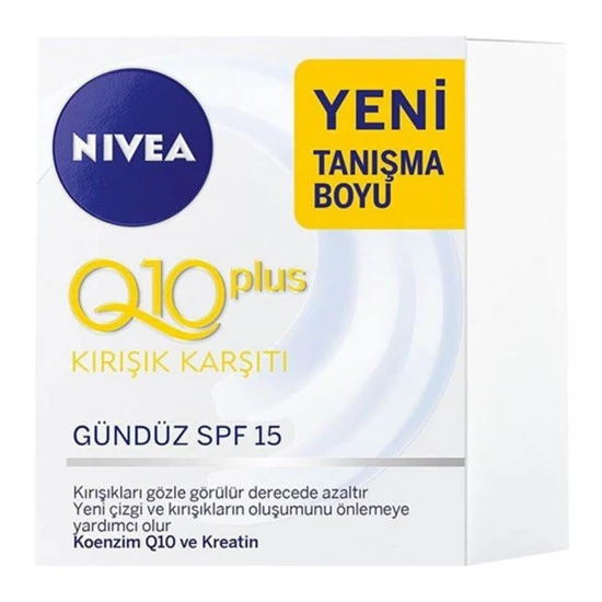 Nivea Q10 Plus Kırışık Karşıtı Spf 15 Faktör 20 ml Tanışma Boyu Gündüz Kremi ürün görseli 1