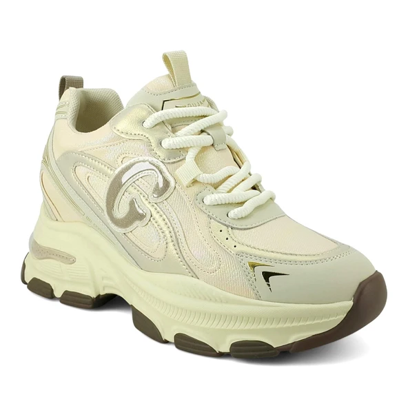 Guja 450 Kadın 25KA Sneaker Günlük Ayakkabı Bej ürün görseli 1