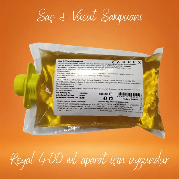Carpex 400 ml Saç & Vücut Şampuanı Yedek Kartuşu ürün görseli 1
