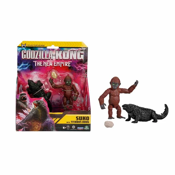 Godzilla x Kong Aksiyon Figürü 15 cm MN303000 Suko with Titanus Doug ürün görseli 1