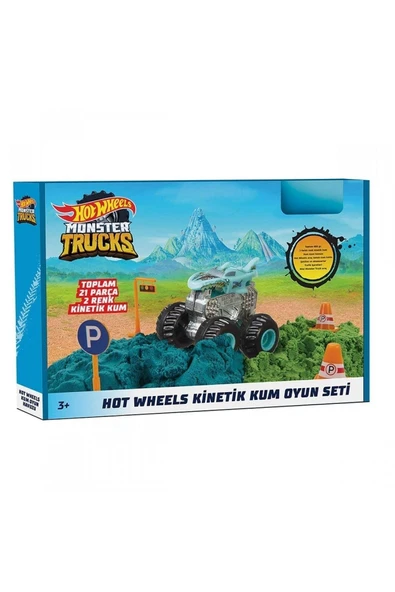 HOTWHEELS MONSTER TRAKS KİNETİK KUM SETİ ürün görseli 1