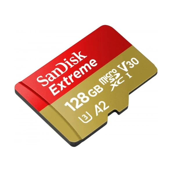 SanDisk Extreme 128 GB microSDXC 190MB/s UHS-I SDSQXAA-128G-GN6MN Hafıza Kartı ürün görseli 1