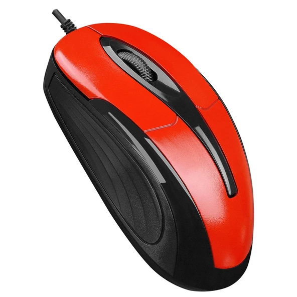 Everest SM-800 Kablolu USB Mouse Kırmızı - Resim 4