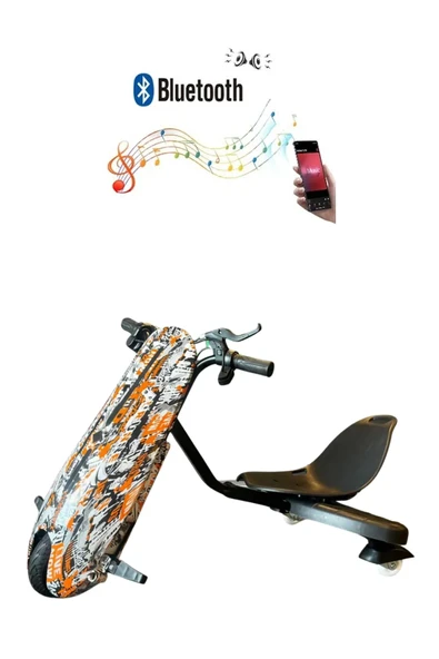 Citymate Drift Car Elektrikli Kaykay Bluetooth Dirift Kar Hoverboard Scooter Ledli Bluetoothlu D25 ürün görseli 1