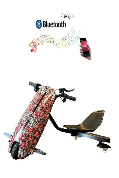 Citymate Drift Car Elektrikli Kaykay Bluetooth Dirift Kar Hoverboard Scooter Ledli Bluetoothlu D15 ürün görseli 1