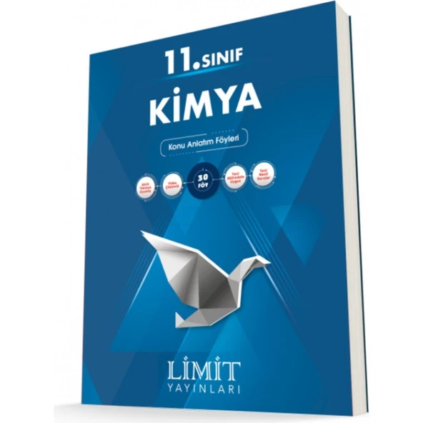 Limit Yayınları 11. Sınıf Kimya Konu Anlatımlı Föyleri ürün görseli 1