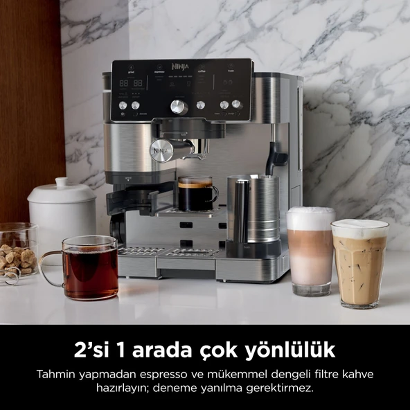 Ninja Luxe Cafe Essential Espresso Makinesi - Resim 3
